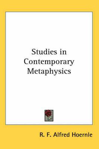 Cover image for Studies in Contemporary Metaphysics