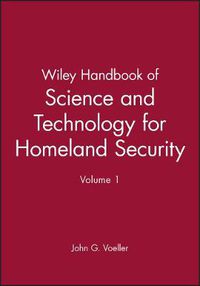 Cover image for Wiley Handbook of Science and Technology for Homeland Security