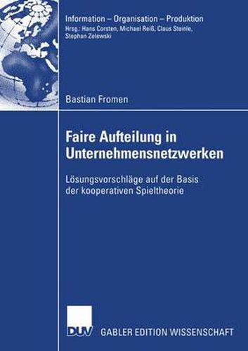 Cover image for Faire Aufteilung in Unternehmensnetzwerken