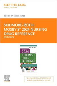 Cover image for Mosby's 2024 Nursing Drug Reference - Elsevier eBook on Vitalsource (Retail Access Card)