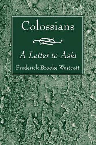 Cover image for Colossians: A Letter to Asia