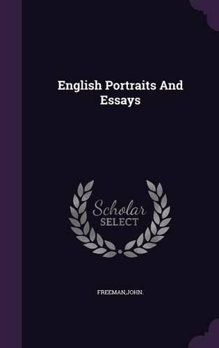Cover image for English Portraits and Essays