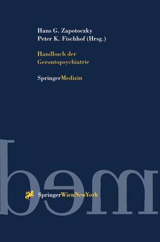 Cover image for Handbuch Der Gerontopsychiatrie