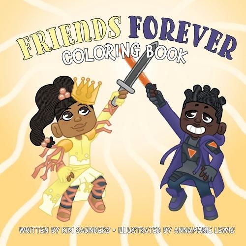 Cover image for Friends Forever Coloring Book