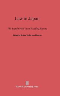 Cover image for Law in Japan