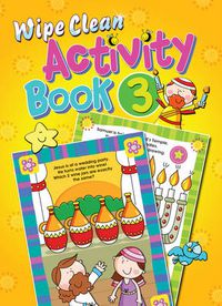 Cover image for Wipe Clean Activity Book 3: Illustrated by Marie Allen