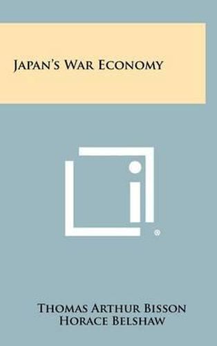 Japan's War Economy