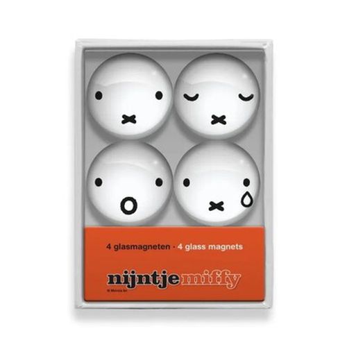 Cover image for Miffy Face Glass Magnets 4 pk