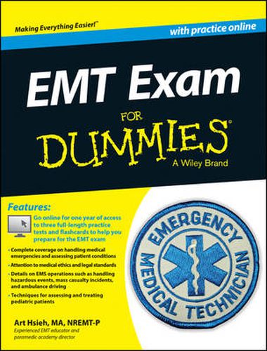 Cover image for EMT Exam For Dummies with Online Practice