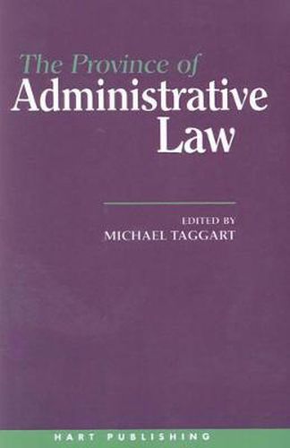 Cover image for The Province of Administrative Law