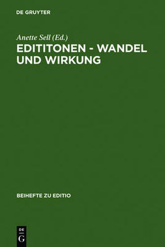 Cover image for Edititonen - Wandel und Wirkung