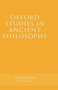 Cover image for Oxford Studies in Ancient Philosophy