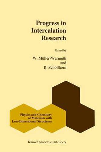 Cover image for Progress in Intercalation Research