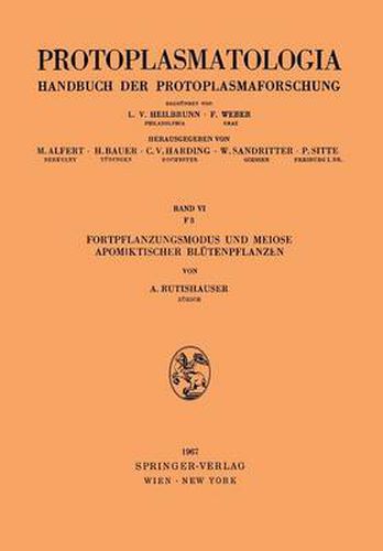 Cover image for Fortpflanzungsmodus Und Meiose Apomiktischer Blutenpflanzen