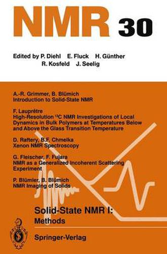 Solid-State NMR I Methods: Methods