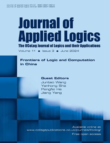 Cover image for Journal of Applied Logics, Volume 11, number 3. Special issue