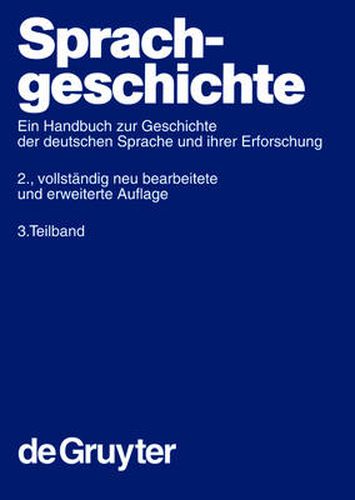 Cover image for Sprachgeschichte. 3. Teilband