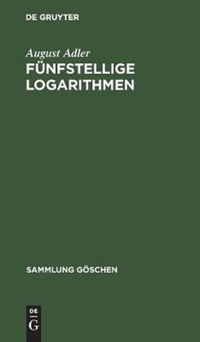 Cover image for Funfstellige Logarithmen