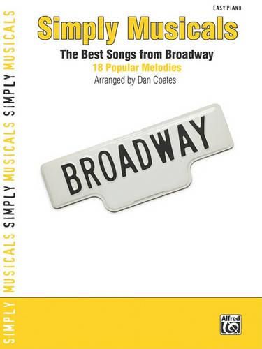 Cover image for Simply Musicals: 20 Popular Hits