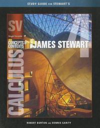 Cover image for Study Guide for Stewart's Single Variable Calculus: Concepts and  Contexts, Enhanced Edition, 4th