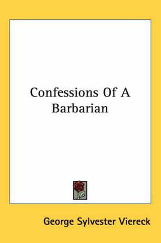 Cover image for Confessions of a Barbarian