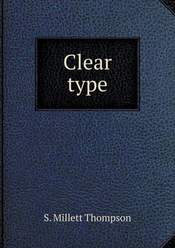 Cover image for Clear type