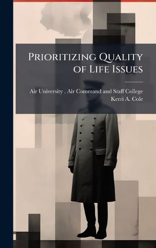 Cover image for Prioritizing Quality of Life Issues