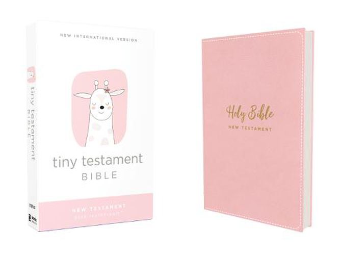 Cover image for NIV, Tiny Testament Bible, New Testament, Leathersoft, Pink, Comfort Print