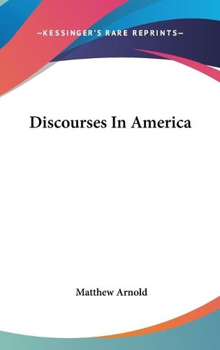 Cover image for Discourses in America