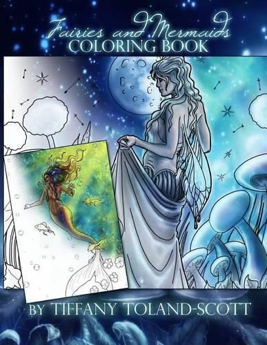 Cover image for Fairies and Mermaids Coloring Book