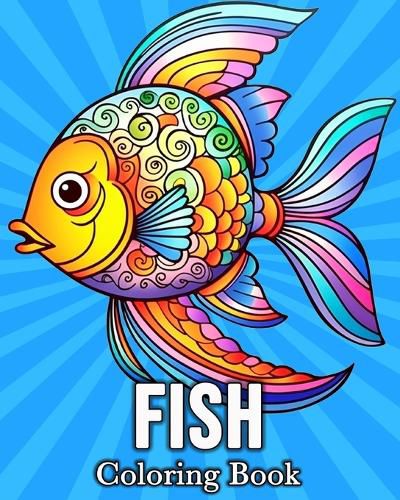 Cover image for Fish Coloring book