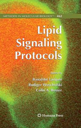 Cover image for Lipid Signaling Protocols