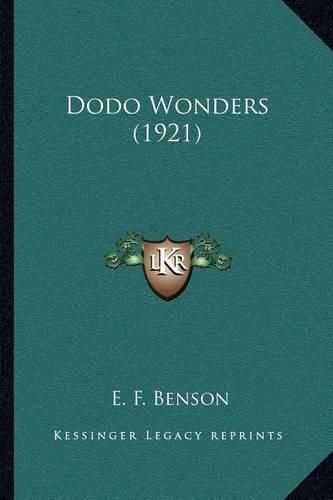 Cover image for Dodo Wonders (1921)