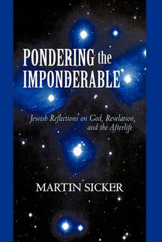 Cover image for Pondering the Imponderable