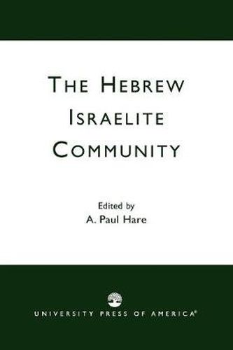 Cover image for The Hebrew Israelite Community