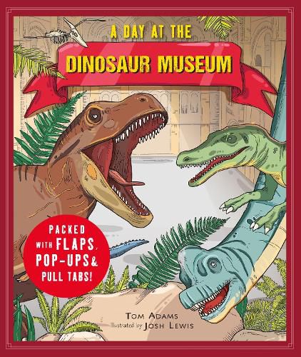 Cover image for A Day at the Dinosaur Museum