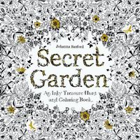 Cover image for Secret Garden: An Inky Treasure Hunt and Colouring Book