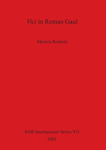 Cover image for Vici in Roman Gaul