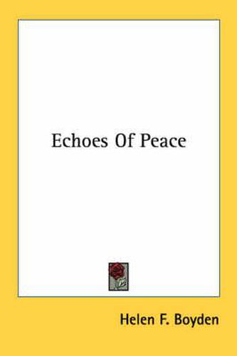 Cover image for Echoes of Peace