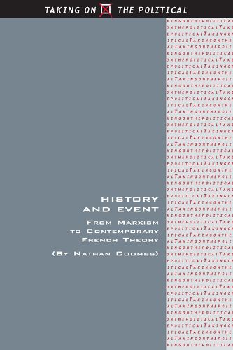 Cover image for History and Event: From Marxism to Contemporary French Theory