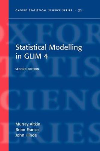 Cover image for Statistical Modelling in GLIM4