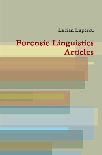 Cover image for Forensic Linguistics Articles