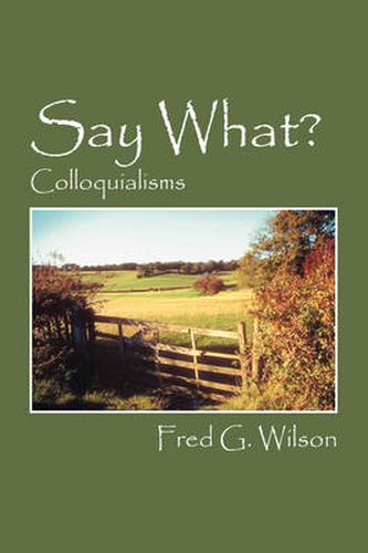 Cover image for Say What?: Colloquialisms