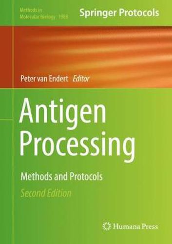 Cover image for Antigen Processing: Methods and Protocols