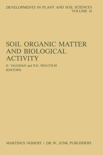 Cover image for Soil Organic Matter and Biological Activity