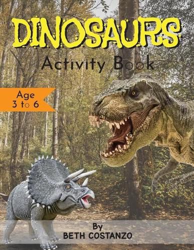 Cover image for Dinosaurs Activity Book - Age 3 to 6