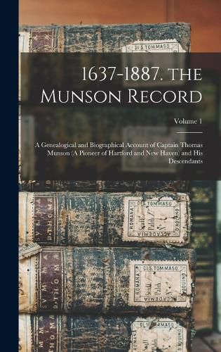 Cover image for 1637-1887. the Munson Record