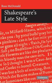 Cover image for Shakespeare's Late Style