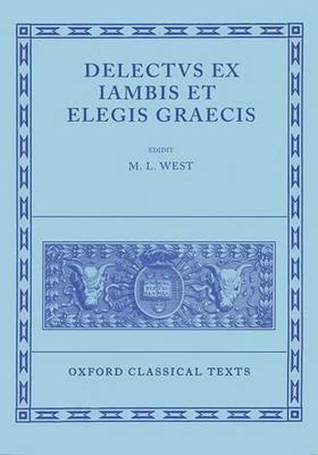 Cover image for Delectus Ex Iambis Et Elegis Graecis