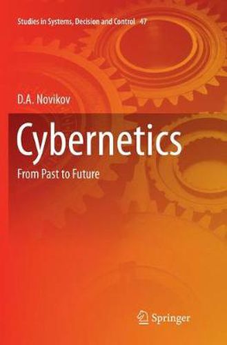 Cover image for Cybernetics: From Past to Future